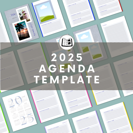 2025 Agenda Template - 150 pagina's - A5 - Nederlandstalig